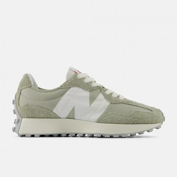 【NEW BALANCE】 327系列 休閒鞋 男女鞋 綠 麂皮 皮革 情侶鞋穿搭 復古 U327LM