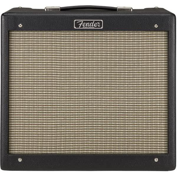 Fender Blues Junior IV Guitar Amplifier, Black Bundle with Instrument Cable