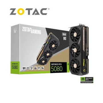 ZOTAC 索泰 RTX5080 SOLID OC 顯示卡+威剛 Core Reactor II 850W 白 ATX3.0 金+賽德斯 魔幻之力 耳機/耳罩式