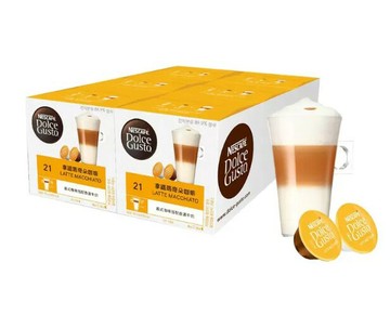 雀巢多趣酷思 拿鐵瑪奇朵咖啡膠囊組 96顆 適用NESCAFE Dolce Gusto機器