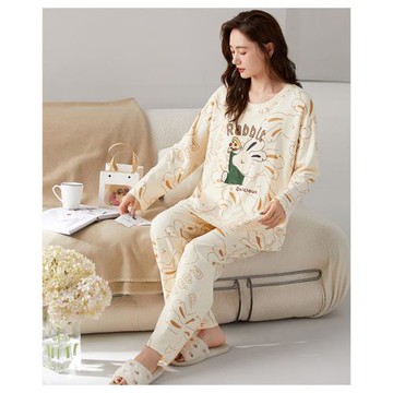 SCL促銷 比薩兔 秋冬睡衣 長袖褲 中大尺碼 居家睡衣長袖褲套裝 87065