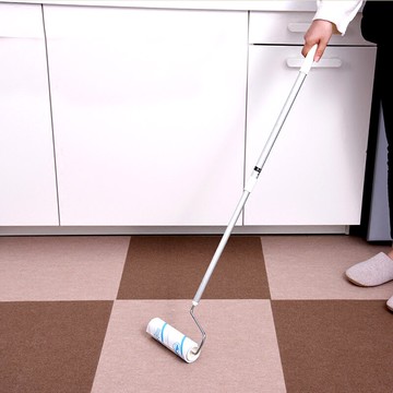 黏毛器 日本長柄黏毛器去毛器地毯除塵器滾筒黏毛滾地板毛髮清潔滾筒滾刷【xy3278】