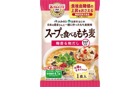 スープで食べるもち麦48袋セット