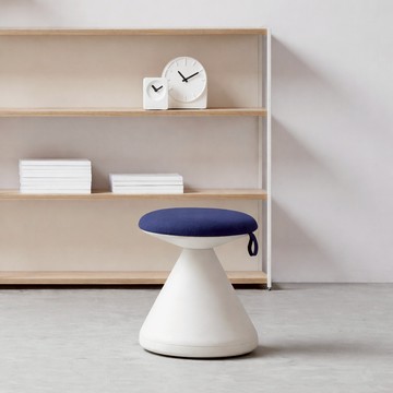 【iloom怡倫家居】FUNGUS蘑菇椅-深藍 蘑菇椅 白色椅座 伴讀椅 椅凳 椅子 凳子 小椅子