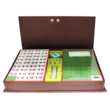 金賭王加重34M麻將  1盒  White  Red  Green