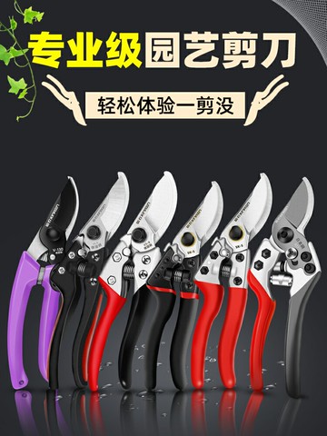 修枝剪園林剪刀進口果樹枝剪粗枝硬枝剪園藝剪修花剪強力植物剪子