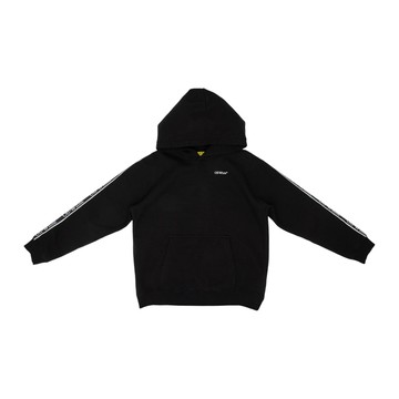Off White Kids 黑色連帽衛衣