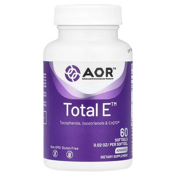 Advanced Orthomolecular Research AOR, Total E 維生素 E 軟膠囊，60 粒裝