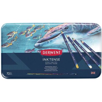 DERWENT 達爾文水墨色鉛筆 鐵盒72色*2301843