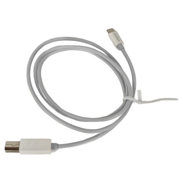 UGREEN 綠聯 Type-C 2.0對USB-B印表機多功能傳輸線 1m 白色  1條