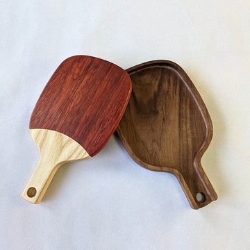 Pong好合拍-二合一收納木餐盤 (直板)/實木手作/原木本色