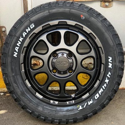 165/65R14 ナンカン M/T ホワイトレター タイヤホイールセット ホワイトレター マッドタイヤ 軽トラ 軽バン タイヤホイール