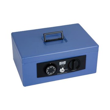 世如手提現金管理箱/SR-63N/藍/內含零錢盤