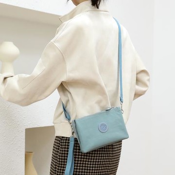 中年女士媽媽夏天迷你帆布單肩小包老人牛津布手機包手拿包斜跨包