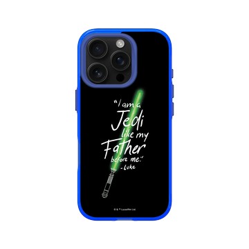 iPhone 16 Pro Clear 激光藍 - 迪士尼-星際大戰 Star Wars - 絕地武士-光劍系列