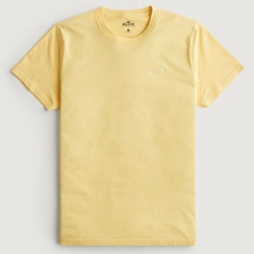 Hollister HCO 男性 短袖 T恤 黃色 2367