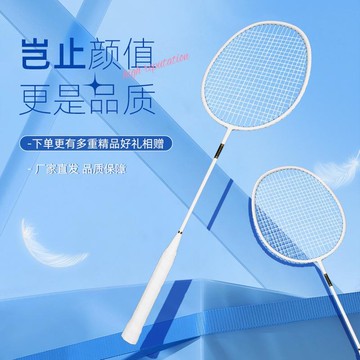 ⭐專注戶外⭐鋁合金18~20磅單雙拍4U成人羽毛球拍耐用訓練超耐打