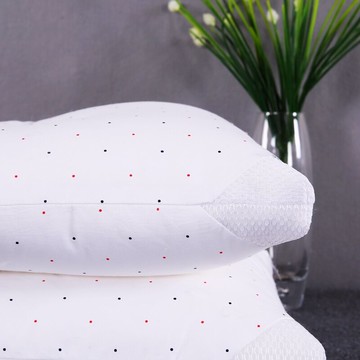 南極人全棉小清新印花枕護頸立體枕芯水洗定型枕安睡單雙人護頸枕