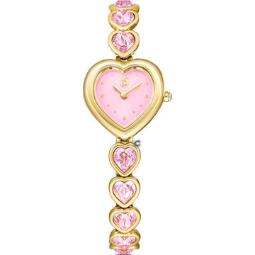 SWAROVSKI 施華洛世奇 Idyllia Heart 心動時刻手鍊腕錶-22mm 5741519
