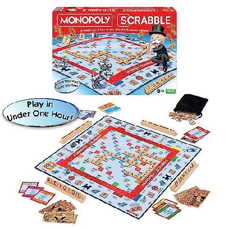 送料無料Monopoly Scrabble, 2-4 Players並行輸入