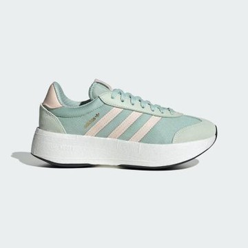 Adidas 愛迪達 City RNR W [JQ5800] 女 運動休閒鞋 復古鞋 緩震 舒適 綠