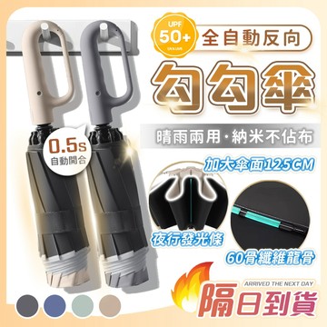 現貨速發🌞新升級60骨折疊傘 抗UPF50++ 自動折疊傘 勾勾傘 環扣自動傘 遮陽傘 反向自動傘 晴雨傘 多功能防颱風