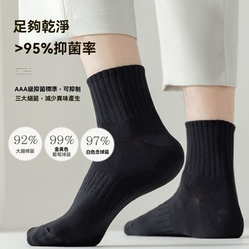 ✨隔日到貨！秒發貨！✨高品質純棉襪子 基本款 素色 黑 白 運動 純棉 中筒襪 素色襪 彈性 素面 長襪 襪子 防臭