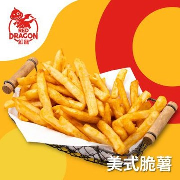 (任選) 紅龍 美式脆薯(500g/包)