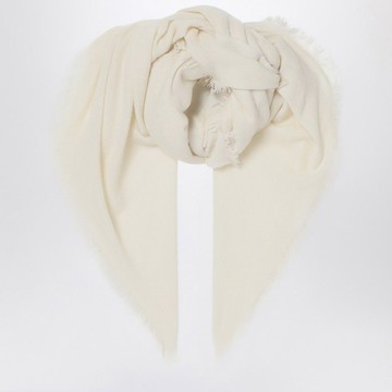 Destin White Milk Scarf