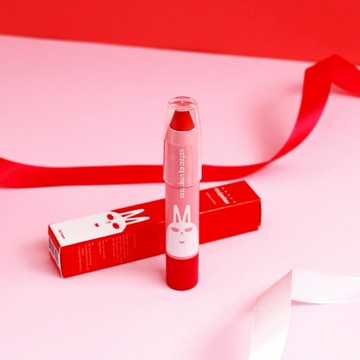 【Recipe box 兒童彩妝】韓國Recipe Box 韓兔 兒童粉嫩亮澤潤唇蠟筆