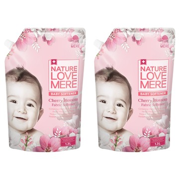 NATURE LOVE MERE 嬰兒衣物柔軟精補充包  1組  1.3L  2包