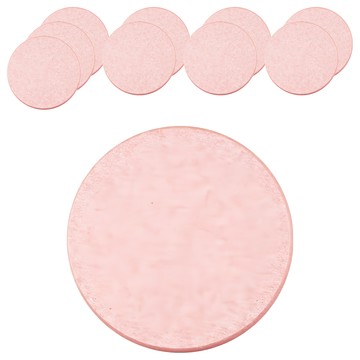 硅藻土吸水杯墊 圓形  10 x 10cm  粉色  10個