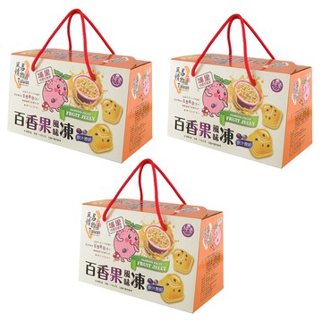 Taiwan 風情名物 埔里百香果風味凍  1kg  3盒