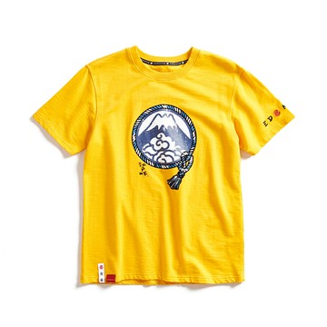 江戶勝｜男裝｜注連繩印花短袖T恤