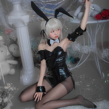 °• 𝘔𝘖𝘔𝘖𝘕𝘈 •°🫧現貨🫰 緣之空春日野穹妹cospaly 兔女郎 蘿莉 動漫 性感 角色扮演服 022