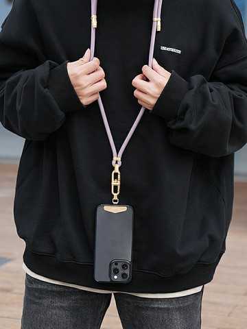 免運~日本手機掛繩掛脖斜挎可背伸縮可調節防丟萬能手機殼結實耐用長款