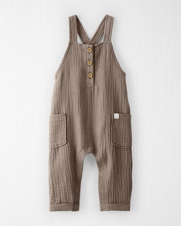 Baby Organic Cotton Gauze Overalls