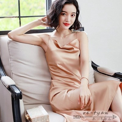 パーティードレス 5色 ロング キャミソール 大きいサイズ フォーマルドレス マキシワンピース お呼ばれ 二次会 披露宴 謝恩会 通販 Lineポイント最大get Lineショッピング