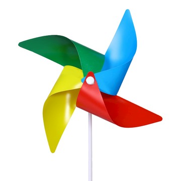 五彩四葉風車 四角風車DIY風車 節日花草裝飾小風車 客製化禮品專家5945