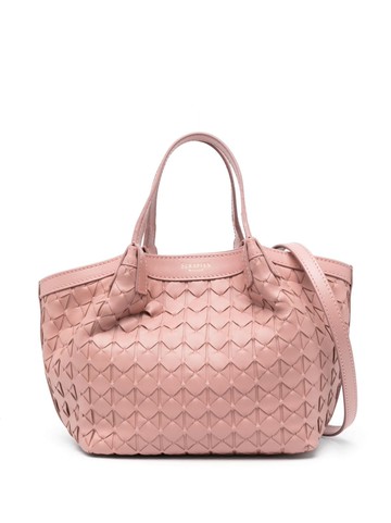 Serapian - mini Secret Mosaico Handbag - women - Calf Leather - One Size - Pink