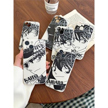 卡通名偵探柯南適用蘋果15/14promax手機殼iphone13/12mini全包硅膠11軟16情侶女8plus防摔保護套男7/6s個性x