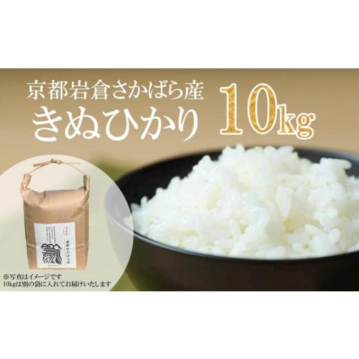 ふるさと納税 京都府 京都市 〈新米〉京都岩倉さかばら産　きぬひかり（5kg×2袋）