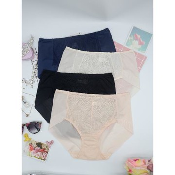 出口韓國外貿單中高腰無痕女士內褲性感短褲頭大碼薄款舒適三角褲