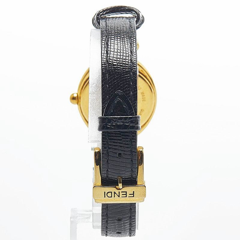 FENDI カメレオン　レザーベルト付き時計 フェンディ FENDI カメレオン 腕時計 GP 640L レディース 中古