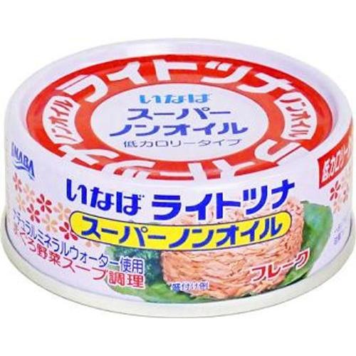 いなば食品 いなば ライトツナスーパーノンオイル 70g×24個