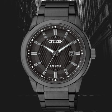 CITIZEN星辰 GENTS系列 光動能經典簡約商務腕錶 40mm/BM7145-51E