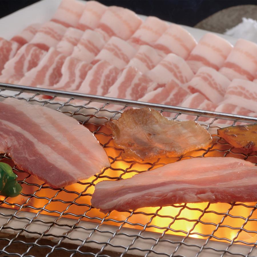 山形 山形県食肉公社認定 山形豚 バラ焼肉用 1kg (500g×2） 