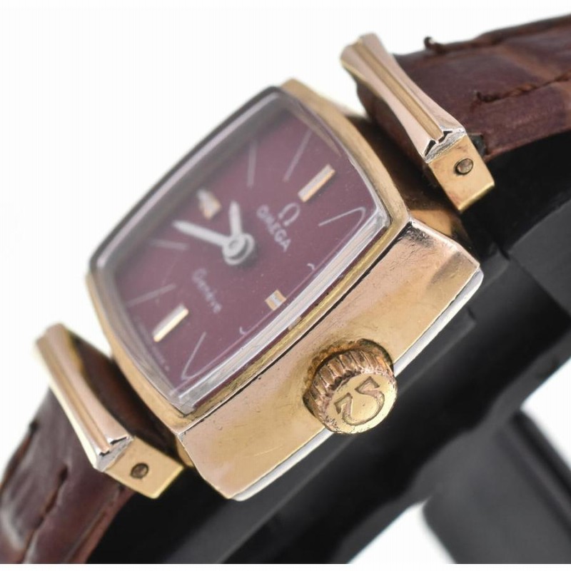 OMEGA ジュネーブ 511.309 Cal485 手巻き 腕時計 ベルト新品 オメガ ジュネーブ レディース Cal.485 手巻き Ref.511.346 風防