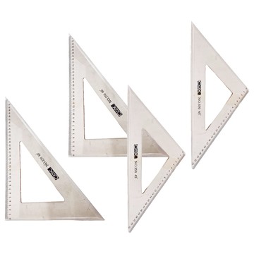 CoX 三燕興業 36cm三角板組  透明色  2組