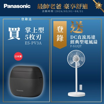Panasonic國際牌 日製旗艦掌上型五枚刃電鬍刀 ES-PV3A